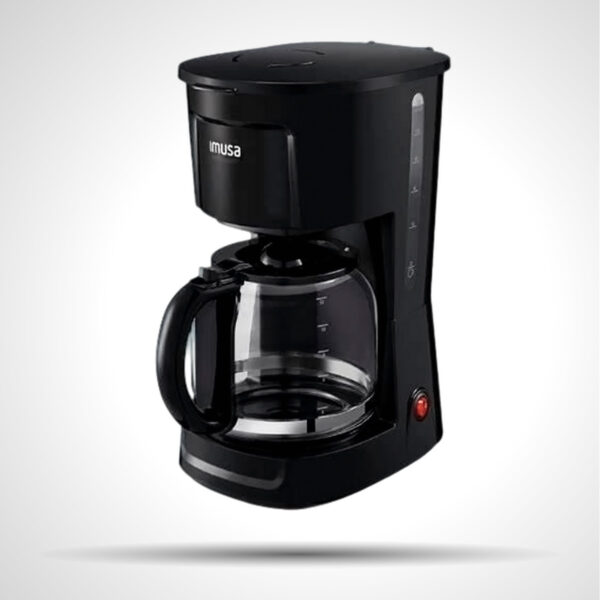 Cafetera de filtro IMUSA Café City XL 12 Tazas Negra